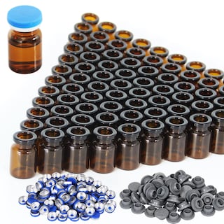 Foto 1 | Foto 1 | Vials Chudeng De Vidrio Ámbar De 3 Ml Con Tapas Y Tapones Paquete De 100 - Venta Internacional.