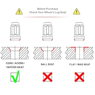 Foto 6 | Foto 6 | Asiento Cónico Lug Nuts Gaemi 7/16  Negro  35 Mm  60 Pulgadas - Venta Internacional.