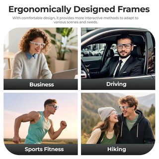 Foto 4 | Foto 4 | Gafas Inteligentes Wgp Ai Translation Más De 110 Idiomas Bluetooth Blancas - Venta Internacional.