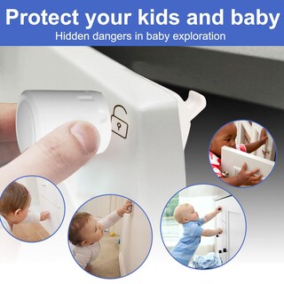 Foto 7 | Foto 7 | Cerraduras Magnéticas Rotopata Para Bebés Y Niños 10 Candados - Venta Internacional.