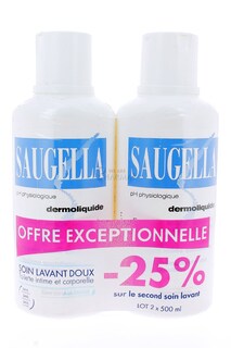 Foto 1 | Foto 1 | Higiene Íntima Saugella Dermoliquid 2 X 500 Ml - Venta Internacional.