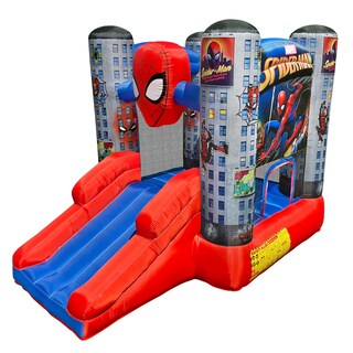 Foto 1 | Foto 1 | Bounce House Funormous Marvel Spider-man Con Tobogán Inflable - Venta Internacional.