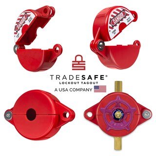 Foto 7 | Foto 7 | Válvula De Compuerta Valve Lockout Tradesafe De 1 A 2.5 Pulgadas Paquete De 2 - Venta Internacional.