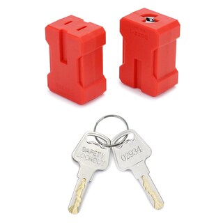 Foto 2 | Foto 2 | Dispositivo De Bloqueo De Cables Eléctricos Qwork  Paquete De 8 Con Llave - Venta Internacional.
