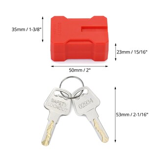 Foto 6 | Foto 6 | Dispositivo De Bloqueo De Cables Eléctricos Qwork  Paquete De 8 Con Llave - Venta Internacional.