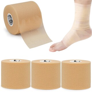 Foto 1 | Foto 1 | Cinta Adhesiva Preenvuelta Ok Tape 4 Rollos 110 M Envoltura Interior De Espuma Deportiva - Venta Internacional.