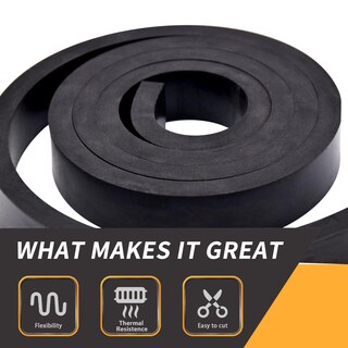 Foto 2 | Foto 2 | Tiras De Goma Tekdoe De Neopreno De 3 8 Cm De Grosor 5 Cm De Ancho Y 3 7 M De Largo - Venta Internacional.