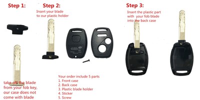 Foto 4 | Foto 4 | Funda De Llavero De Repuesto Para Honda Accord Civic Crv - Venta Internacional.
