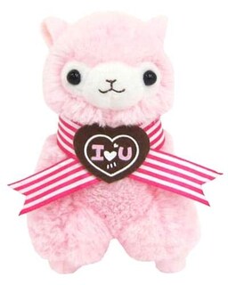 Foto 2 | Foto 2 | Llavero De Felpa Yes Anime Llama Sweet Heart Alpaca 11 Cm Rosa - Venta Internacional.