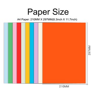 Foto 3 | Foto 3 | Papel De Colores Cezmkio A4 200 Hojas 20 Colores 70 G/m² Hecho A Mano - Venta Internacional.