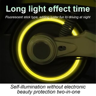 Foto 4 | Foto 4 | Tapones Para Válvulas De Neumáticos De Coche Aukepo Fluorescentes 12 Unidades Rojos - Venta Internacional.