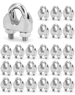 Foto 1 | Foto 1 | Abrazadera De Cable Qwork M8 De Acero Inoxidable 304 Paquete De 25 - Venta Internacional.