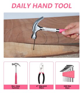Foto 4 | Foto 4 | Juego De Herramientas B Bosi Tools 40 Piezas Rosa Con Caja De Herramientas De Plástico - Venta Internacional.