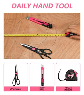 Foto 5 | Foto 5 | Juego De Herramientas B Bosi Tools 40 Piezas Rosa Con Caja De Herramientas De Plástico - Venta Internacional.