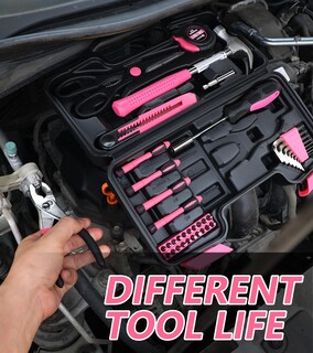 Foto 7 | Foto 7 | Juego De Herramientas B Bosi Tools 40 Piezas Rosa Con Caja De Herramientas De Plástico - Venta Internacional.