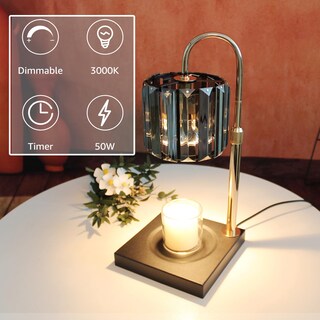 Foto 3 | Foto 3 | Lámpara Calentadora De Velas Yuichoy Con Temporizador Regulable Negra - Venta Internacional.