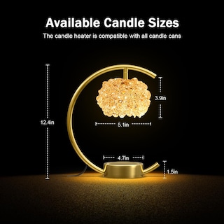 Foto 3 | Foto 3 | Lámpara Calentadora De Velas Yeuslor Bronze Para Velas En Tarro Con Temporizador - Venta Internacional.