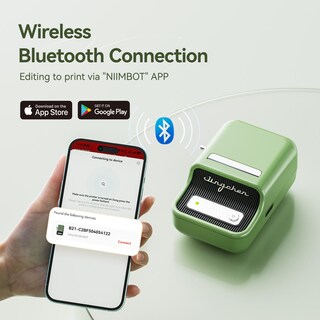 Foto 5 | Foto 5 | Impresora Térmica Label Maker Niimbot B21 Con Cinta Adhesiva De 5 Cm Color Verde - Venta Internacional.