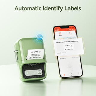 Foto 6 | Foto 6 | Impresora Térmica Label Maker Niimbot B21 Con Cinta Adhesiva De 5 Cm Color Verde - Venta Internacional.