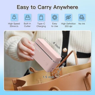 Foto 3 | Foto 3 | Impresora Térmica Portátil Label Maker Polono P31s Con Cinta - Venta Internacional.