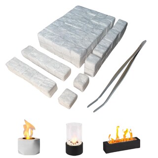 Foto 1 | Foto 1 | Mecha De Lana Cerámica 96 Unidades Para Fogatas De Mesa Combustible De Etanol - Venta Internacional.