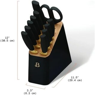 Foto 3 | Foto 3 | Juego De Bloques De Cuchillos Black Sesame Drew Barrymore 12 Piezas - Venta Internacional.