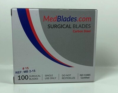 Foto 2 | Foto 2 | Blades Medblades Caja Estéril De Acero Al Carbono De 100 Unidades - Venta Internacional.