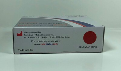 Foto 3 | Foto 3 | Blades Medblades Caja Estéril De Acero Al Carbono De 100 Unidades - Venta Internacional.