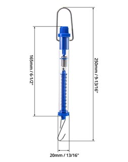 Foto 6 | Foto 6 | Balanza Tubular Qwork De Plástico Spring Báscula 1000 G/10 N Capacidad 5 Unidades - Venta Internacional.