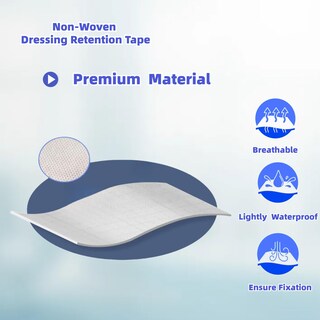 Foto 5 | Foto 5 | Cinta Adhesiva Nbleishi No Tejida 10 Cm X 10 M (2 Rollos) - Venta Internacional.