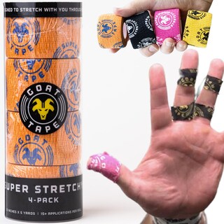 Foto 1 | Foto 1 | Cinta Adhesiva Para Cabras Thumb Tape Superelástica 15 Pies (naranja Paquete De 4) - Venta Internacional.