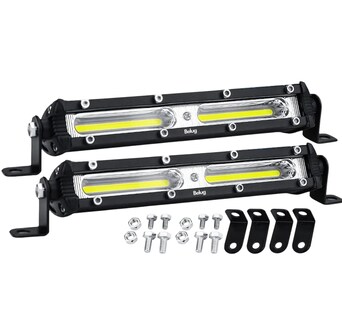 Foto 1 | Foto 1 | Par Faros Barras Belug 36w Led Auxiliares 7'' Auto Moto Jeep Rzr Negro