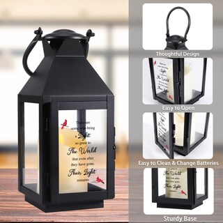 Foto 6 | Foto 6 | Farol Decorativo Con Forma De Vela En Memoria De Hsenyekum Regalo De Condolencias - Venta Internacional.