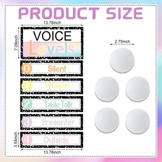 Foto 4 | Foto 4 | Tabla De Niveles De Ruido Glooglitter Para Decoración De Aula Con Luces Led - Venta Internacional.