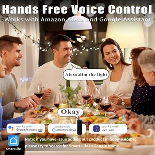 Foto 3 | Foto 3 | Bombillas Inteligentes Homevenus Hvs 9 W 60 W A19 E26 Rgbw Paquete De 2 - Venta Internacional.