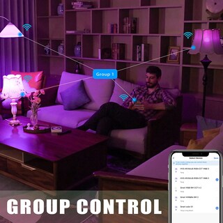 Foto 7 | Foto 7 | Bombillas Inteligentes Homevenus Hvs 9 W 60 W A19 E26 Rgbw Paquete De 2 - Venta Internacional.