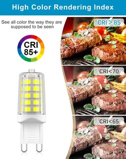 Foto 4 | Foto 4 | Bombilla Led Gohdlamp G9 De 4 W 450 Lm 6000 K No Regulable Paquete De 5 - Venta Internacional.