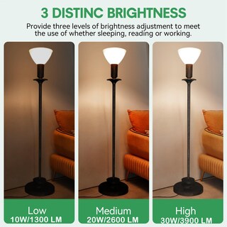 Foto 2 | Foto 2 | Bombillas Led Seten De 3 Vías 10/20/30 W 2700 K Base Mogul Blanca Suave - Venta Internacional.