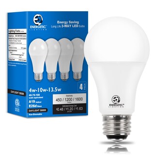 Foto 1 | Foto 1 | Bombilla E Energetic Lighting 3 Vías 40 75 100 W 5000 K Paquete De 4 - Venta Internacional.