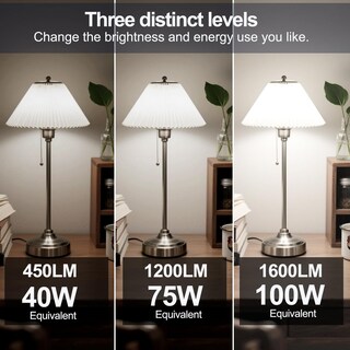 Foto 5 | Foto 5 | Bombilla E Energetic Lighting 3 Vías 40 75 100 W 5000 K Paquete De 4 - Venta Internacional.