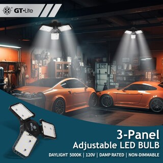 Foto 6 | Foto 6 | Lámpara Led De Garaje Gt-lite 3000 Lúmenes 30 W 5000 K E26 110 V - Venta Internacional.