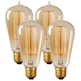 Foto 1 | Foto 1 | Bombillas Incandescentes Hudson Bulb Co. Vintage 6 W 2100 K Paquete De 4 - Venta Internacional.