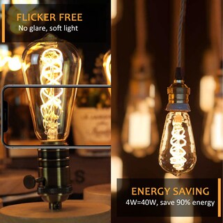 Foto 3 | Foto 3 | Bombillas Led Dutsuguar Edison Regulables De 4 W (paquete De 4) - Venta Internacional.