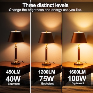 Foto 5 | Foto 5 | Bombilla E Energetic Lighting 3 Vías 40 75 100 W 2700 K Paquete De 2 - Venta Internacional.