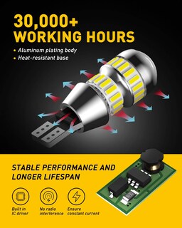 Foto 5 | Foto 5 | Bombillas Led Auxito 912 921 Para Luz Trasera De 2600 Lúmenes - Venta Internacional.