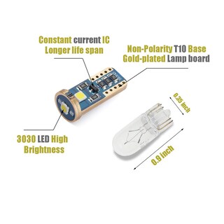 Foto 3 | Foto 3 | Bombillas Led Ibrightstar T10 168 194 Para Luces Interiores De Automóviles X10 - Venta Internacional.