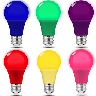 Foto 1 | Foto 1 | Bombillas Led De Colores Kqhben De 9 W (equivalentes A 60 W) E26 Paquete De 6 - Venta Internacional.