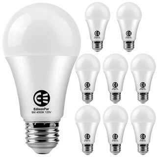 Foto 1 | Foto 1 | Bombillas Led Edisonpar A19 9 W 1000 Lm 4000 K E26 Paquete De 8 - Venta Internacional.