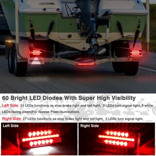 Foto 6 | Foto 6 | Kit De Luces Led Para Remolques Ronsta Boat Con Barra De Luces A Prueba De Agua - Venta Internacional.