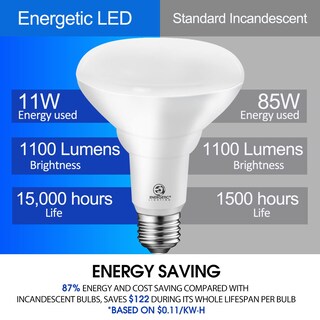 Foto 5 | Foto 5 | Bombillas Led Empotrables E Energetic Br30 11 W 1100 Lm Paquete De 6 - Venta Internacional.
